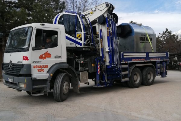 Kalorifer Kazan Nakliye ve Montaj için Vinç Kiralama